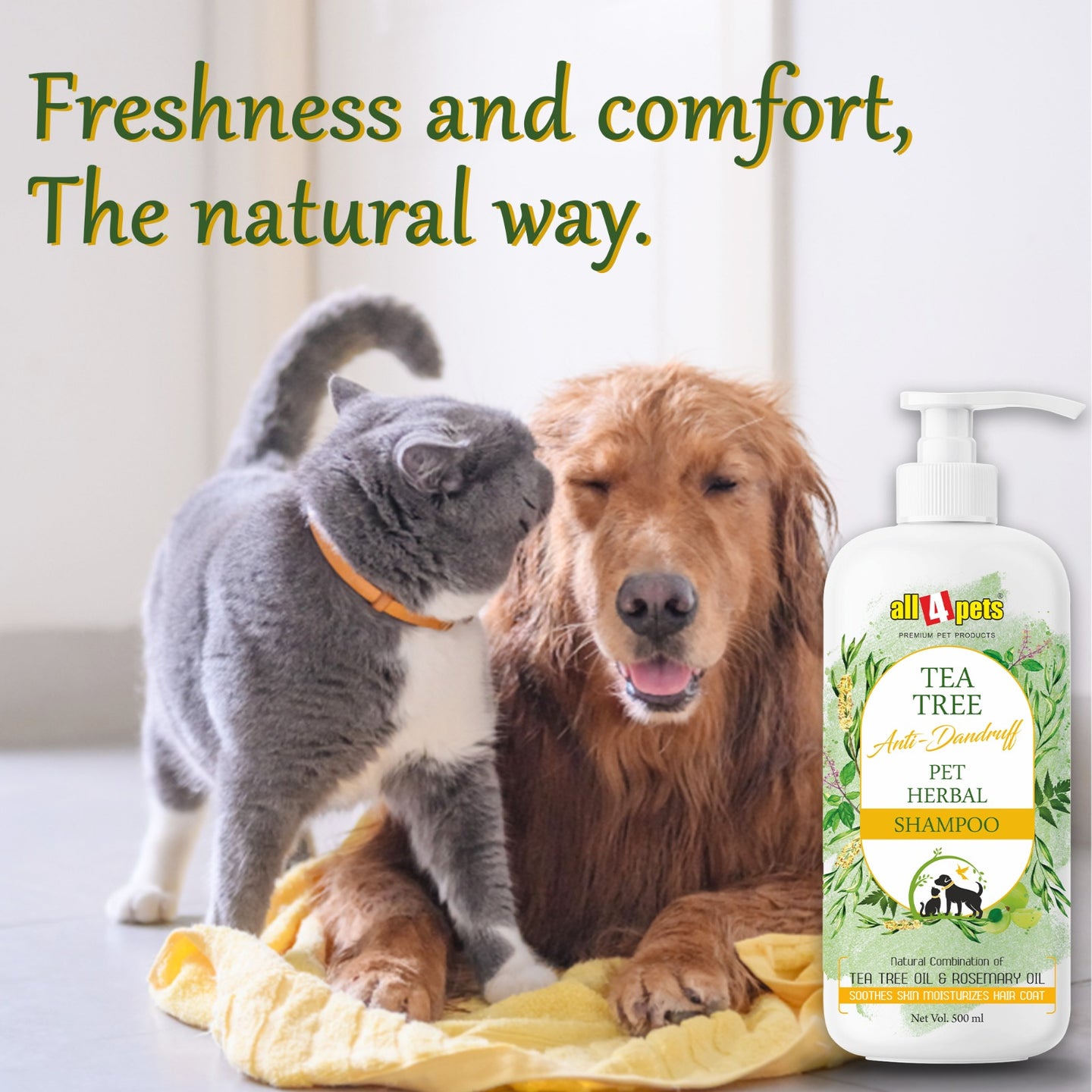 All4pets Tea Tree Oil Shampoo